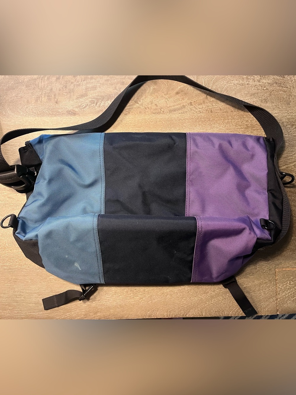 Timbuk2 Messenger Bag— Purple, Black & Blue - Picture 2 of 3